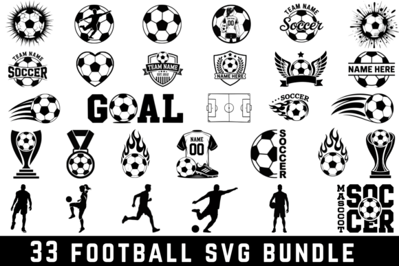 33 Football SVG Bundle: Graphics & Crafts Review