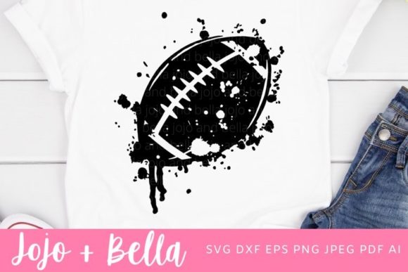 First Impressions: Grunge Football Svg, Football Svg Sets a Bold, Edgy Tone
