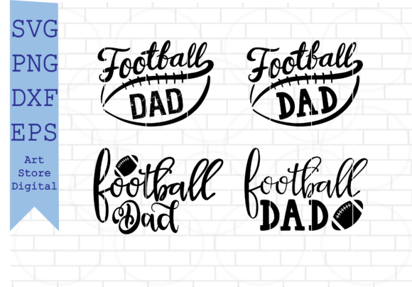 Football Dad SVG Graphics for Crafts & Content Publishing