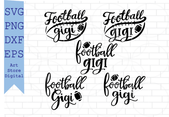 Football Gigi Svg: A Playful Graphic for Crafts & Creative Branding
