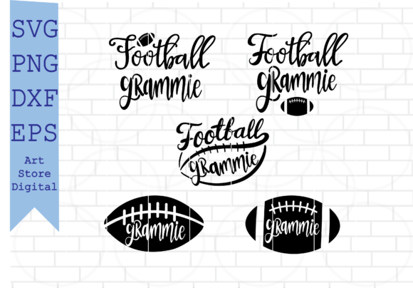 Football Grammie SVG: A Playful Graphic Design Asset for Local Business Branding and Crafts
