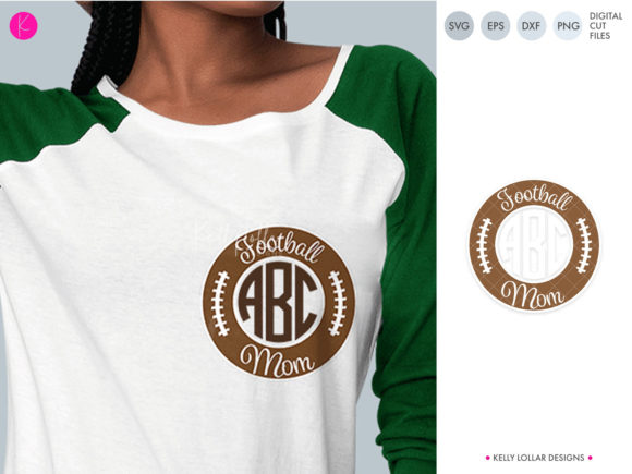 Football Mom Monogram Frame: A Crafts & Graphics Review for Branding and Marketing Use