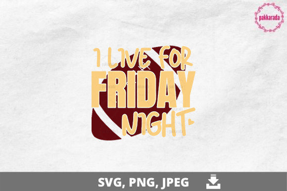 Football SVG Graphics for Friday Night Crafts Content