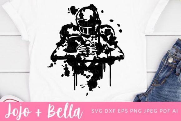 Grunge Footballer SVG: A Craft Seller’s Graphic Design Asset Review