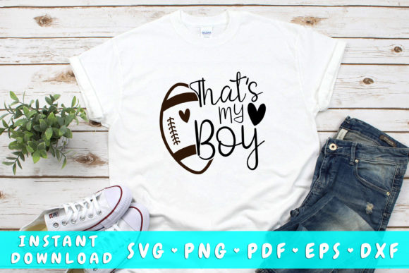 That's My Boy Football SVG: Graphics for Crafts