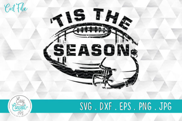 Tis the Season Grunge Style Football: Graphics & Crafts Review