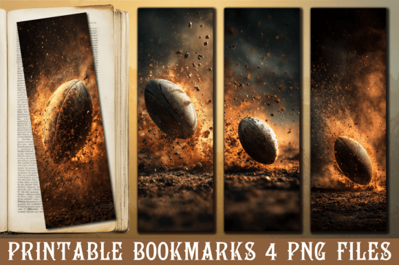 Vintage Rugged Leather Football Bookmark: Graphics & Crafts Review