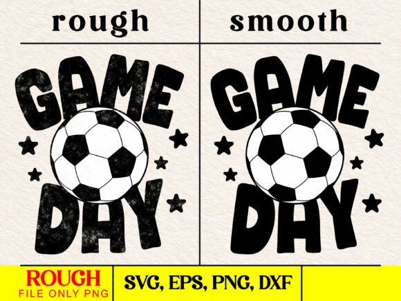 Vintage Soccer Game Day Graphics for Local Crafts