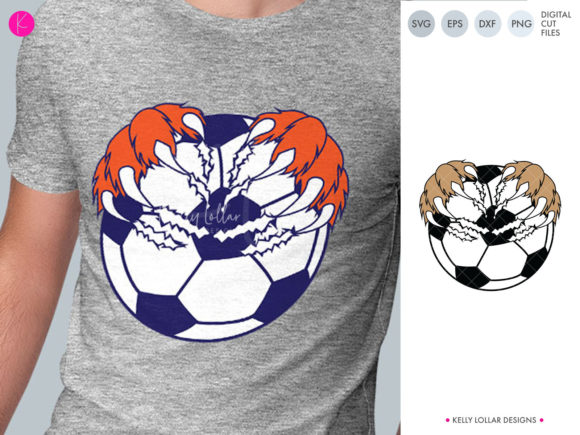 Wild & Playful: Soccer Ball Football with Claws for Local Branding & Packaging