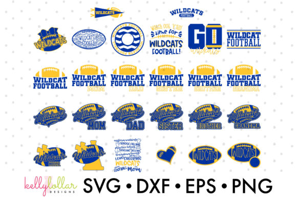 Wildcats Football Bundle Blue Gold: A Content Creator’s Review for Blog Graphics & Editorial Use
